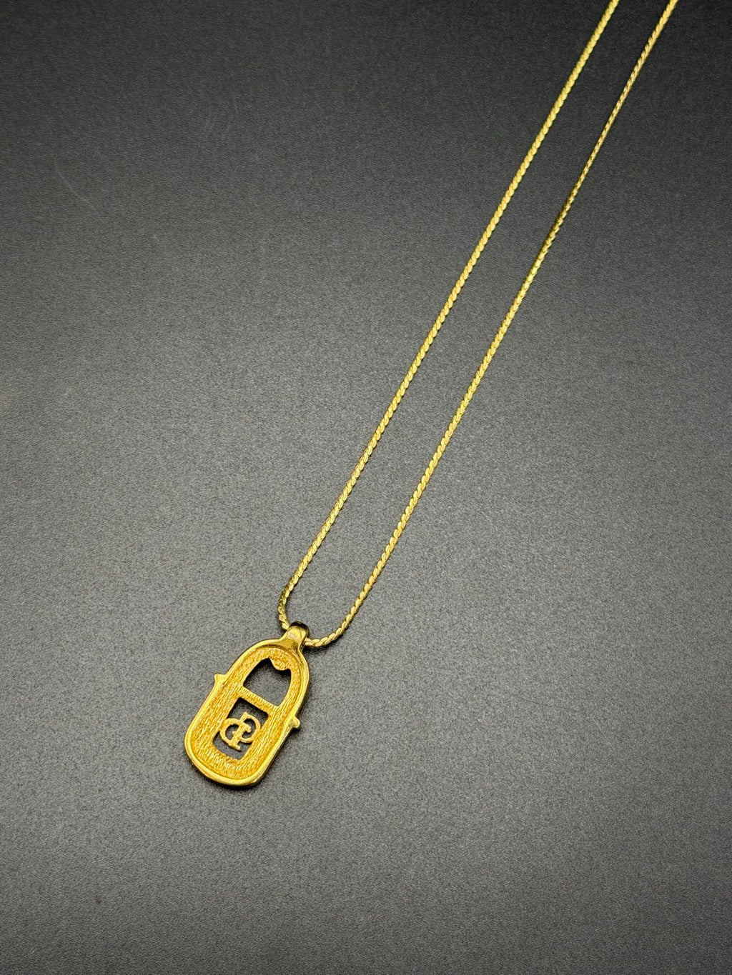 CHRISTIAN DIOR Rheinstone Necklace