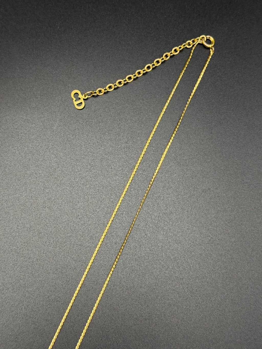 CHRISTIAN DIOR Rheinstone Necklace