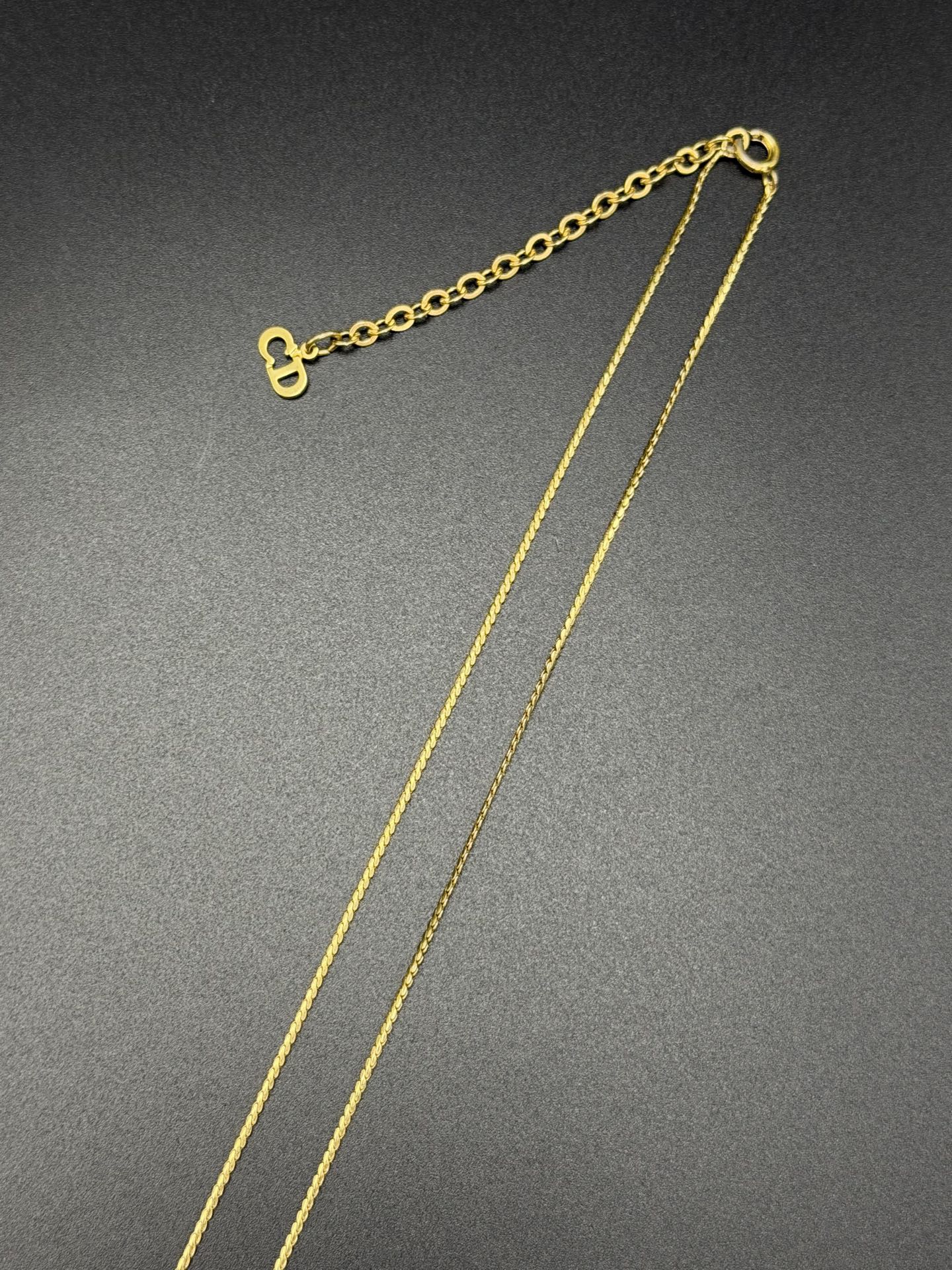 CHRISTIAN DIOR Rheinstone Necklace
