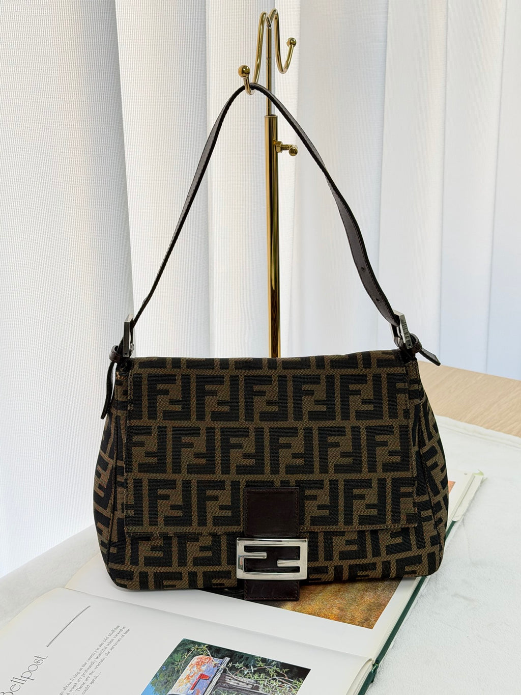 FENDI Zucca Baguette Shoulder bag