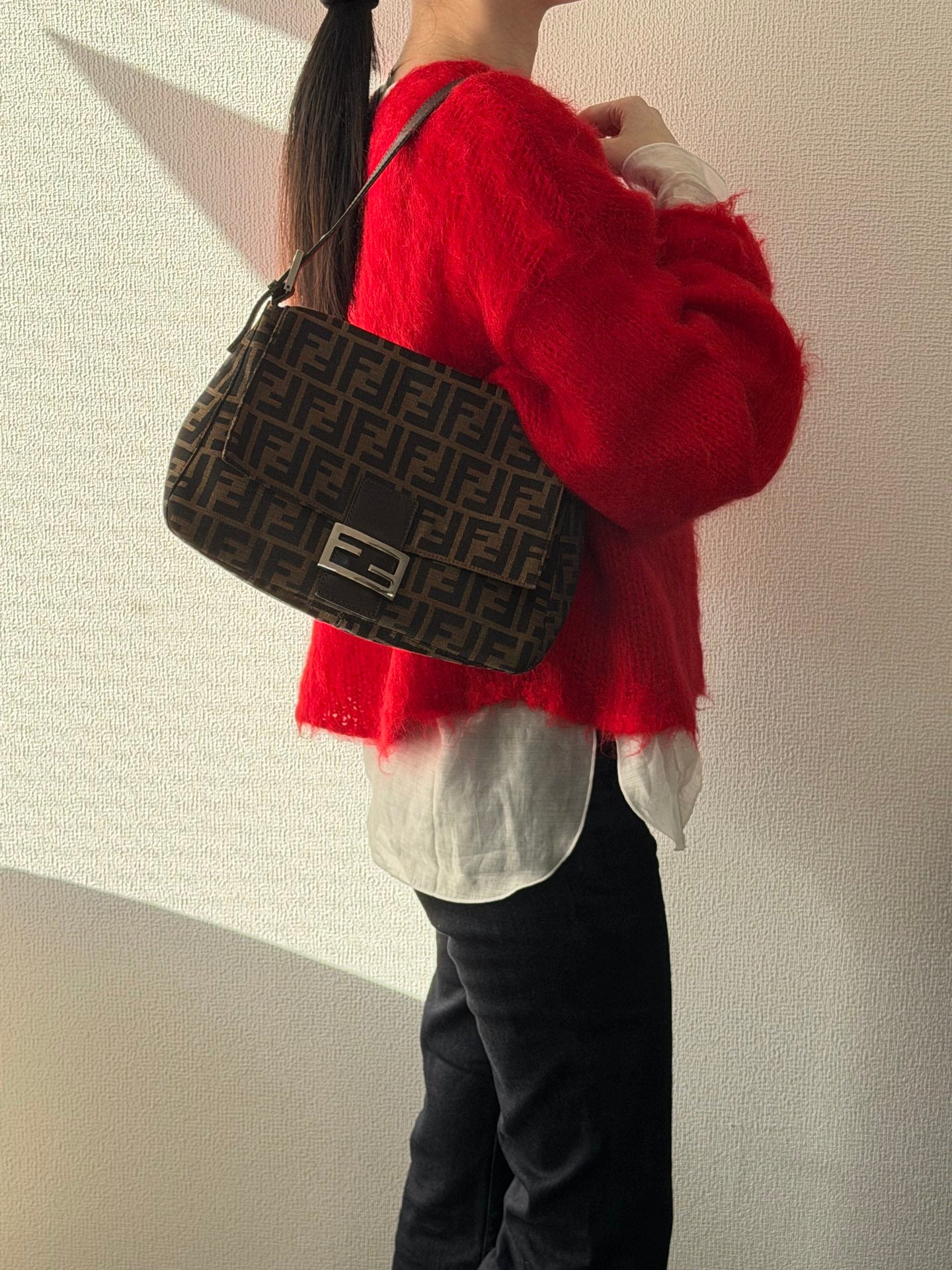 FENDI Zucca Baguette Shoulder bag