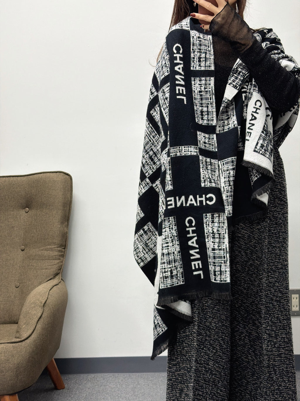 CHANEL Cashmere Scarf