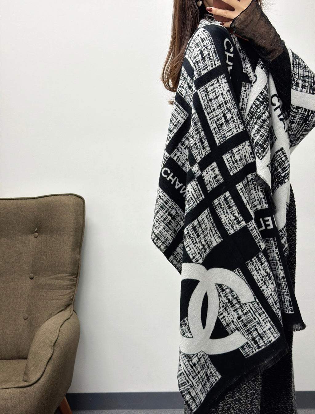 CHANEL Cashmere Scarf