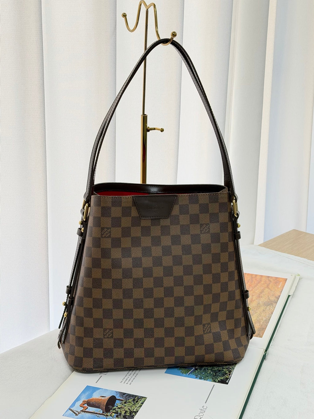 LOUIS VUITTON Damier Cabas Rivington Handbag