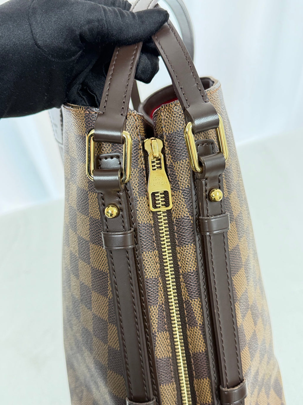 LOUIS VUITTON Damier Cabas Rivington Handbag