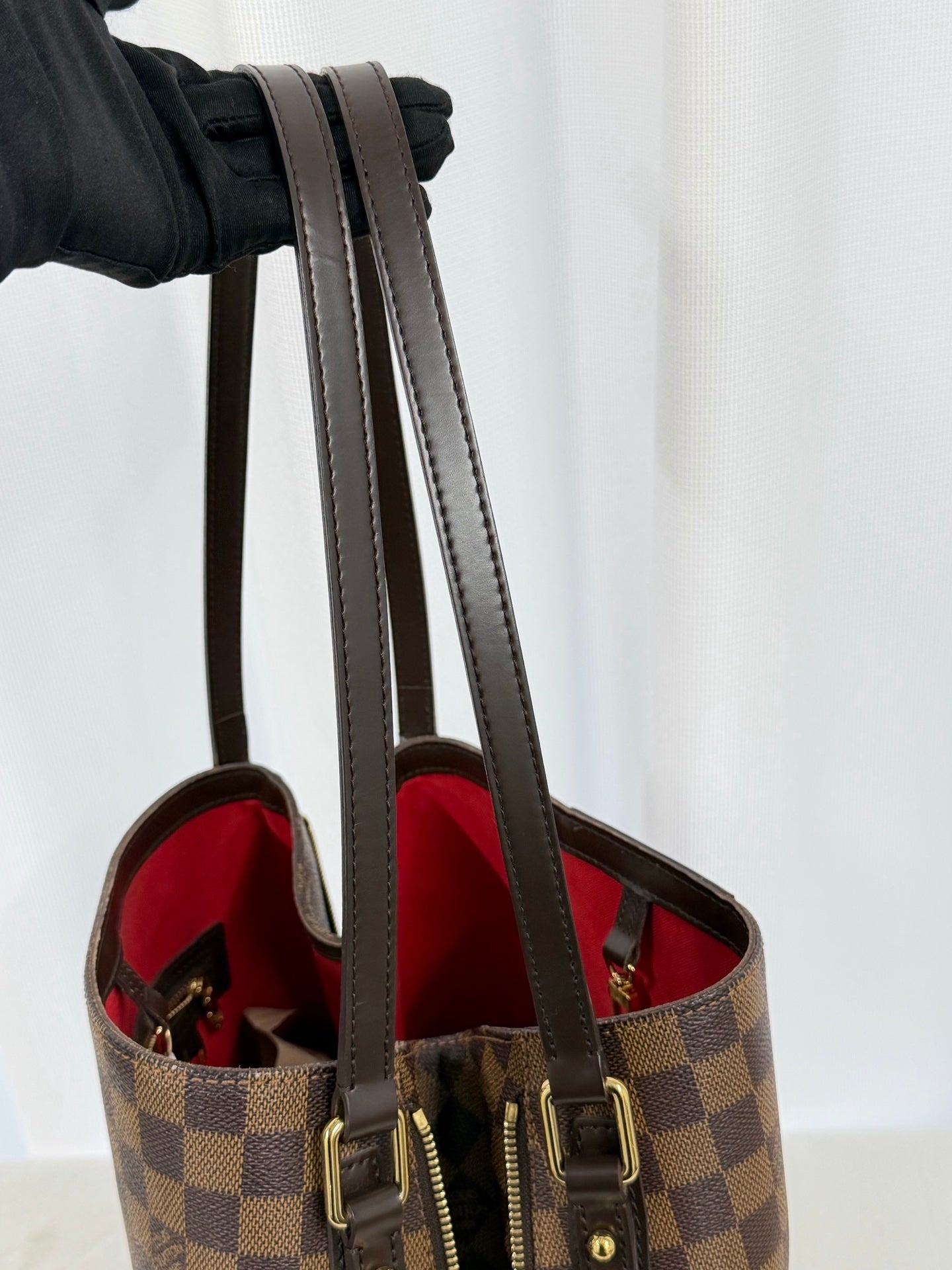 LOUIS VUITTON Damier Cabas Rivington Handbag