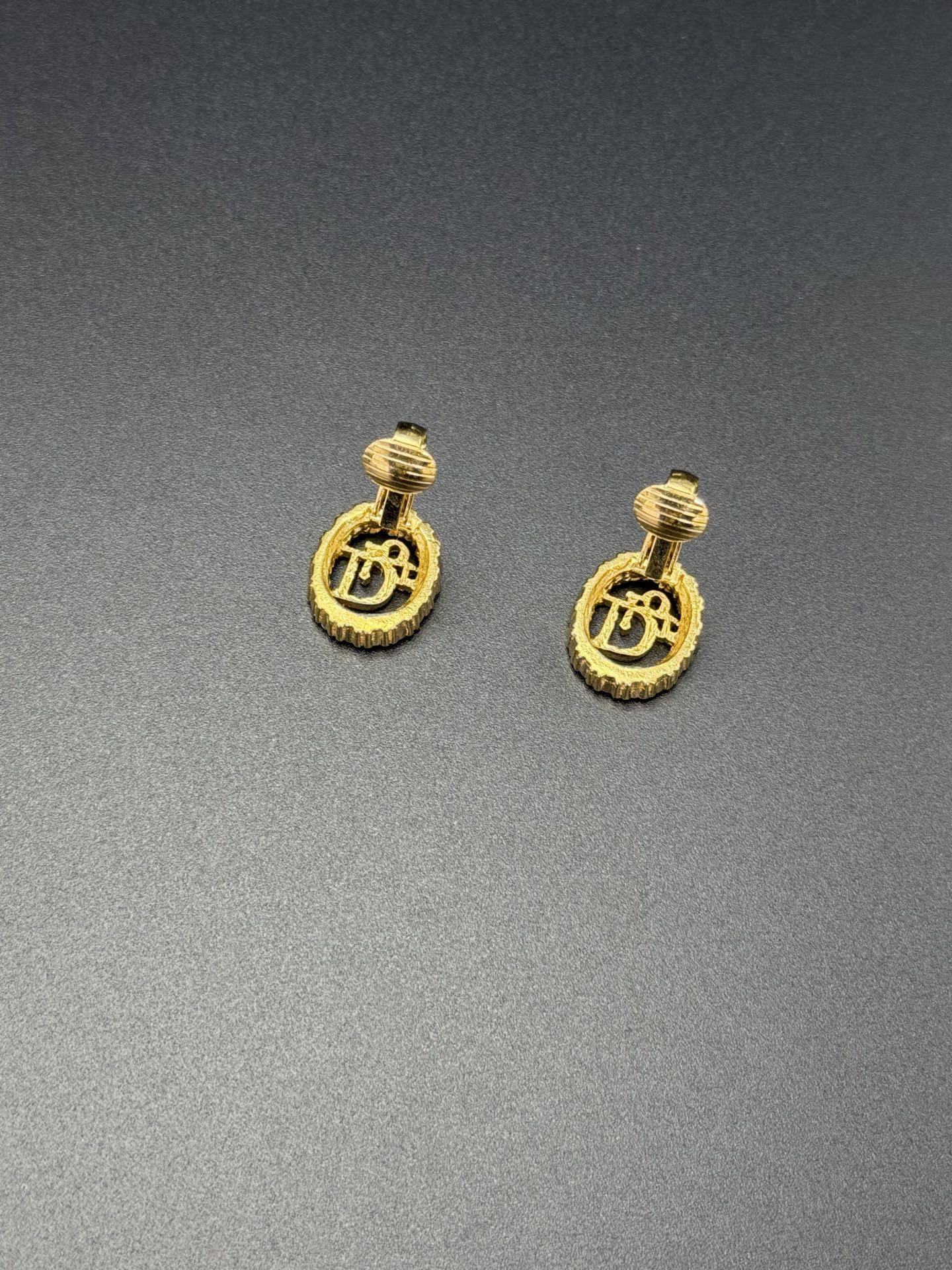 CHRISTIAN DIOR Rhinestone Necklace/earrings Set