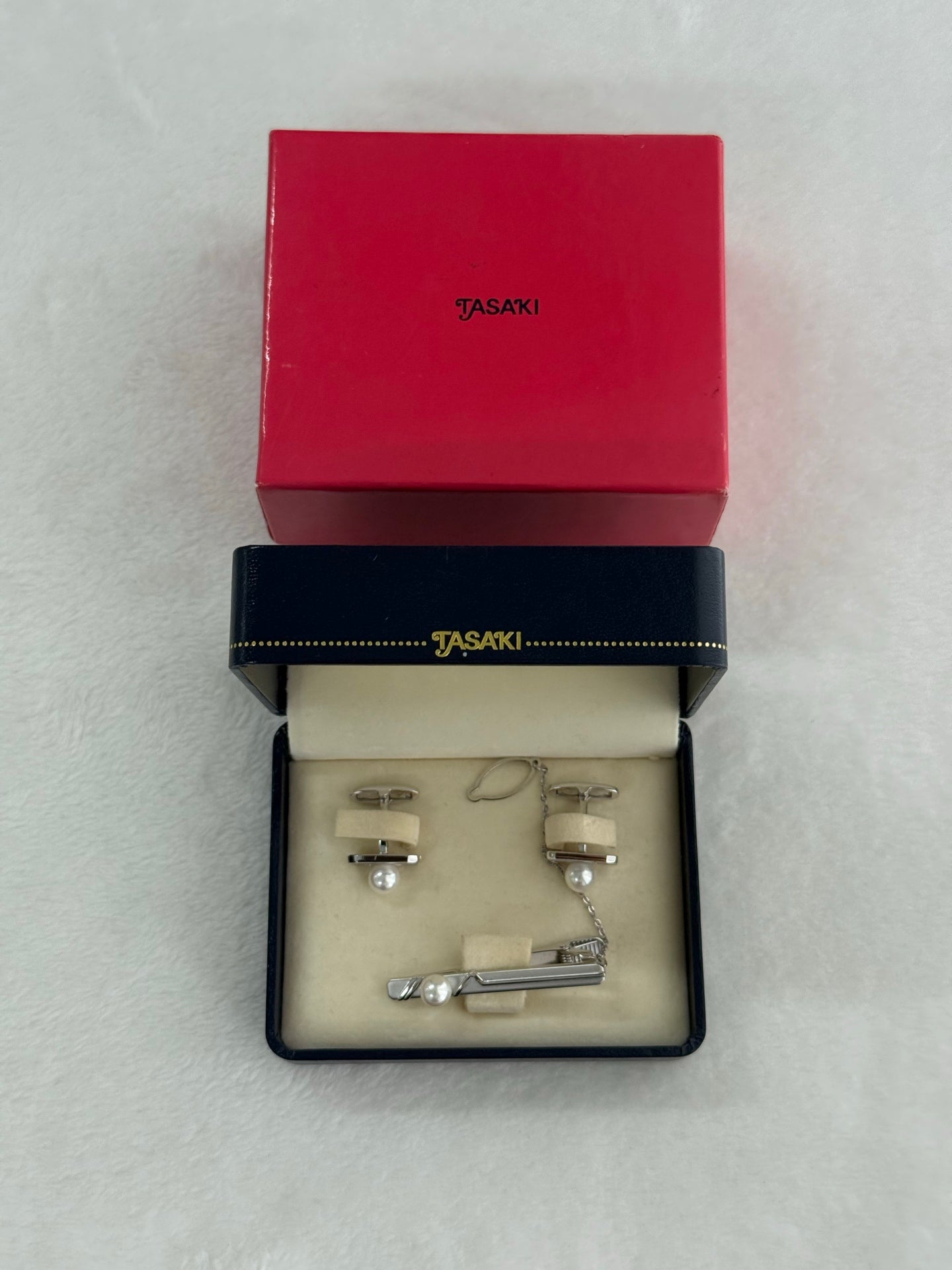 TASAKI Tie Clip&Cufflinks Set