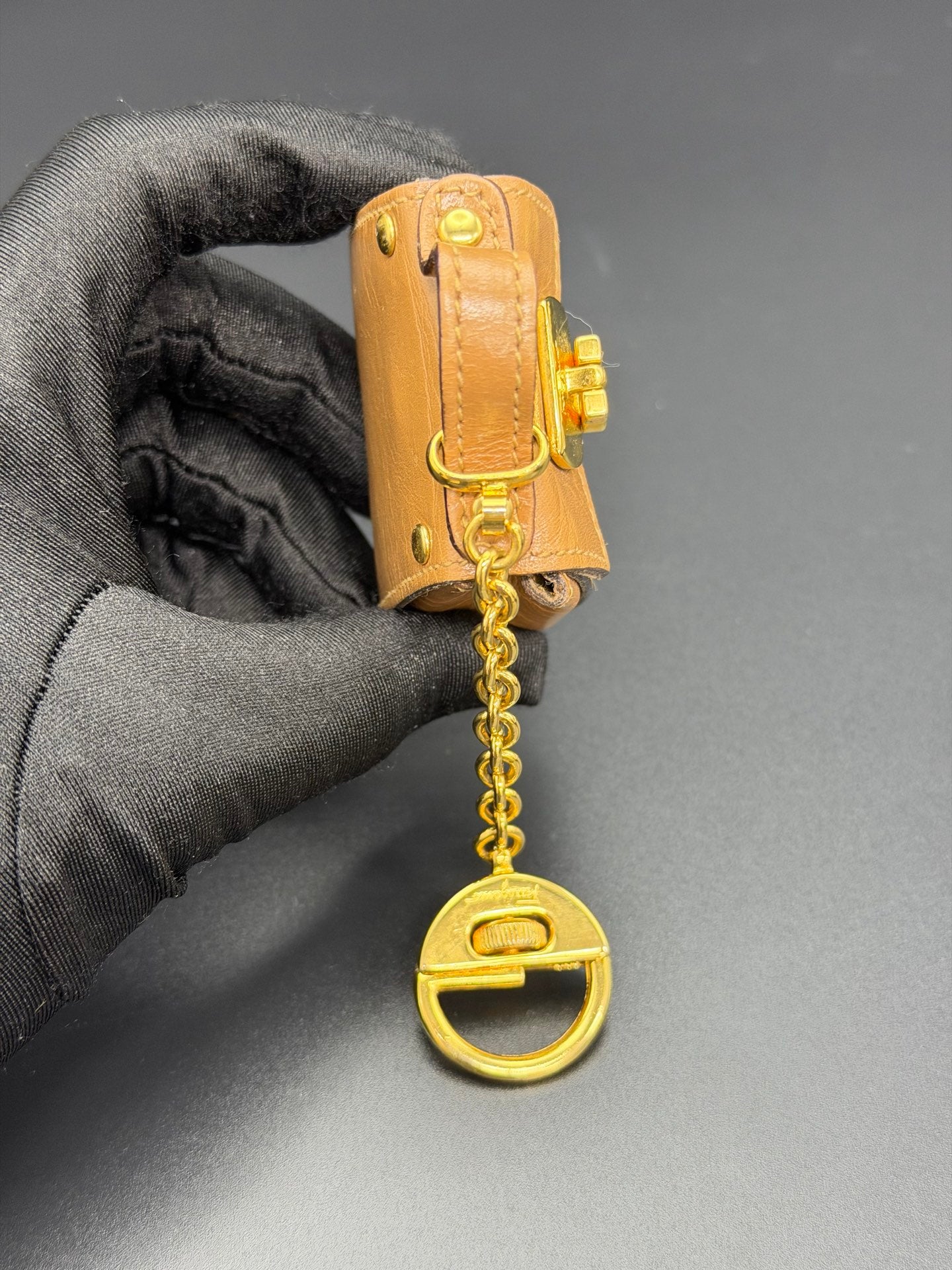 FERRAGAMO Kelly Handbag Keyholder