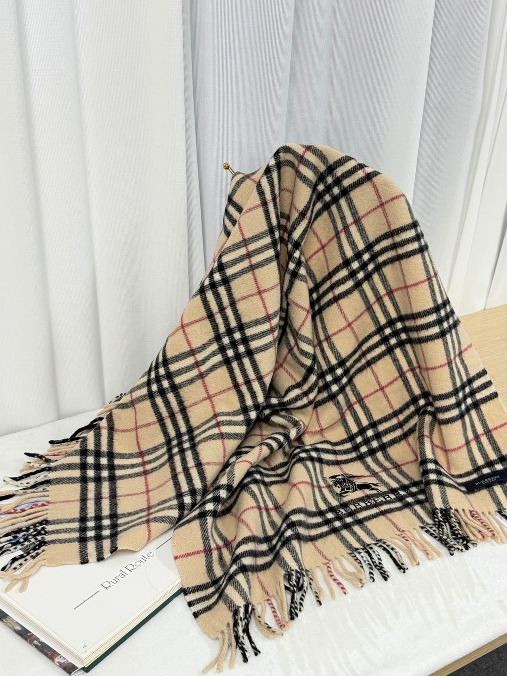 BURBERRY Chcekpattern Wool Scarf