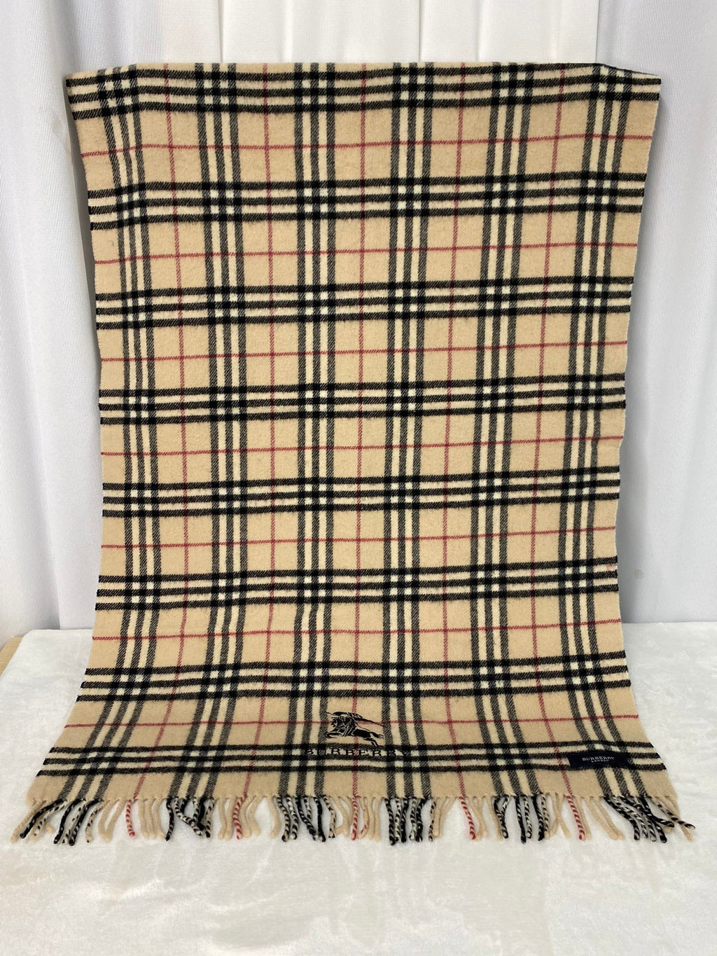 BURBERRY Chcekpattern Wool Scarf