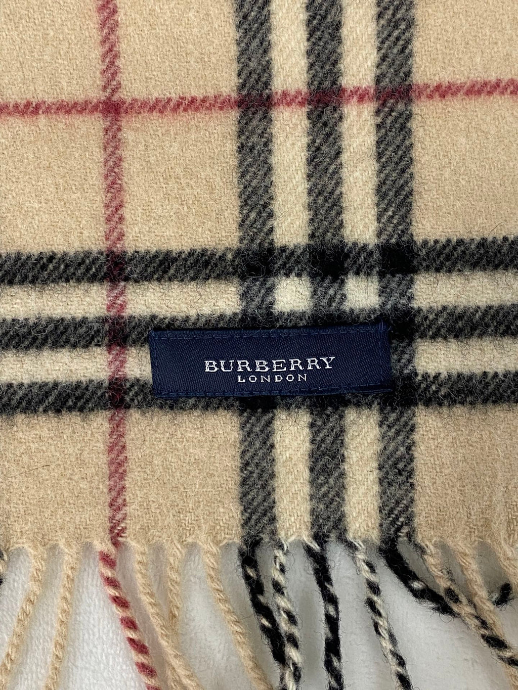 BURBERRY Chcekpattern Wool Scarf