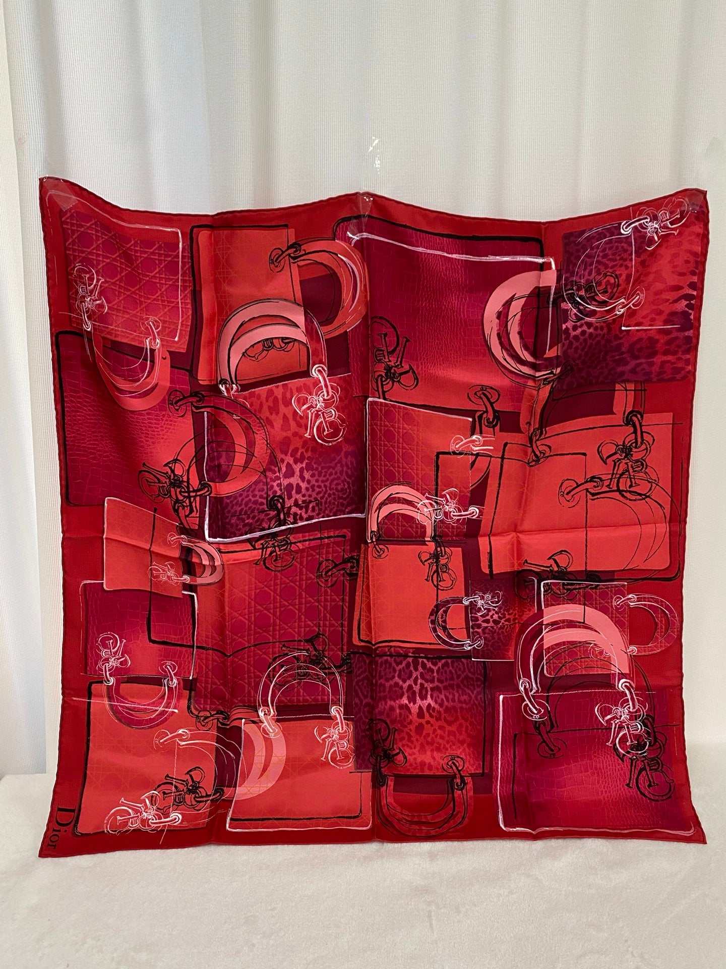 CHRISTIAN DIOR Scarlet Scarf