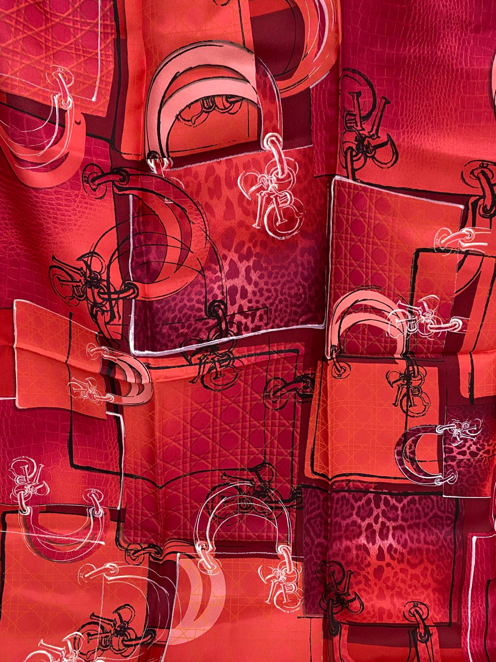 CHRISTIAN DIOR Scarlet Scarf