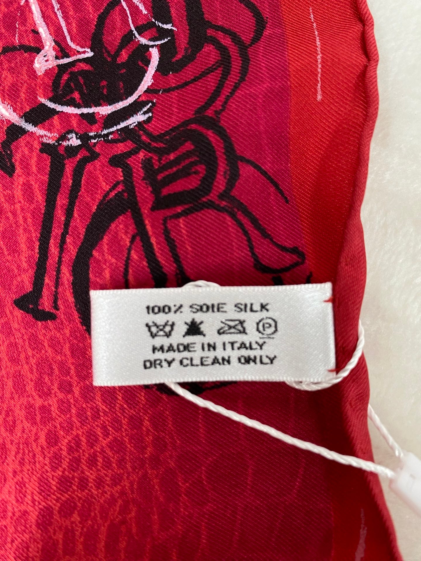 CHRISTIAN DIOR Scarlet Scarf