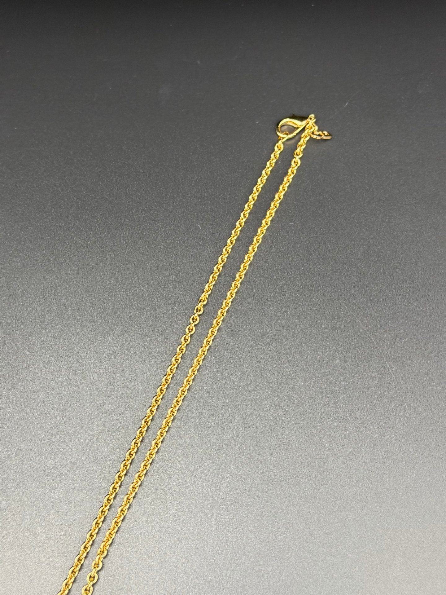 CHRISTIAND DIOR Logo Necklace