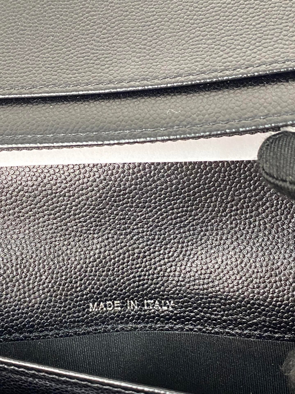 CHANEL Double-C Genuine Bifold Wallet