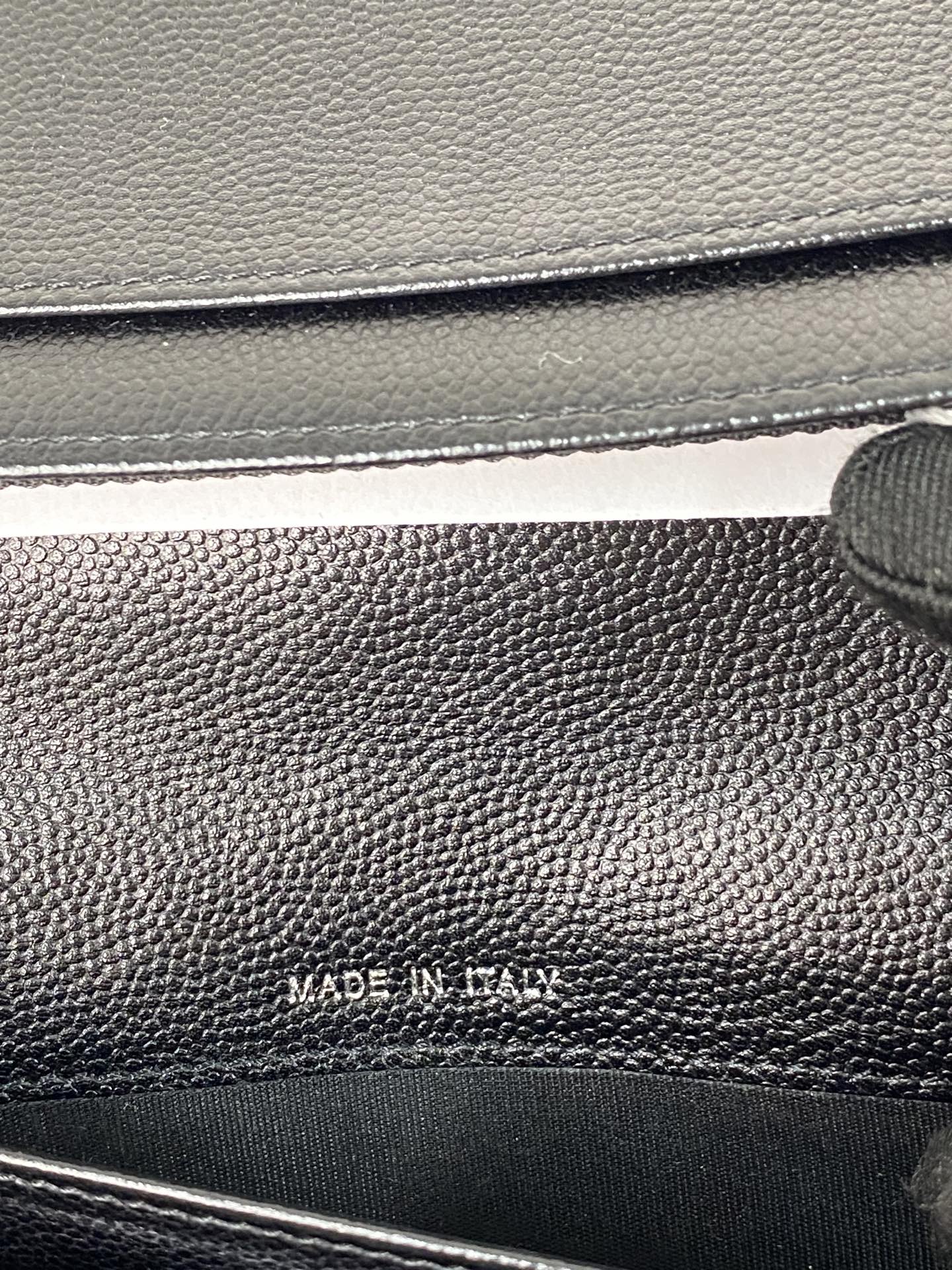 CHANEL Double-C Genuine Bifold Wallet