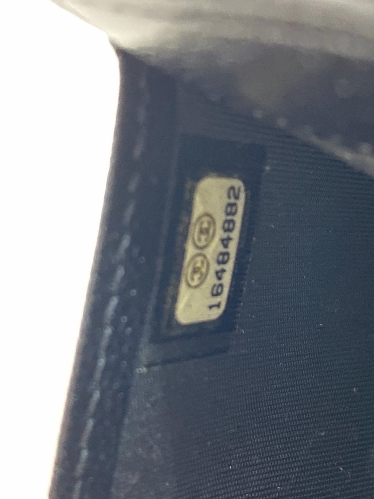 CHANEL Double-C Genuine Bifold Wallet