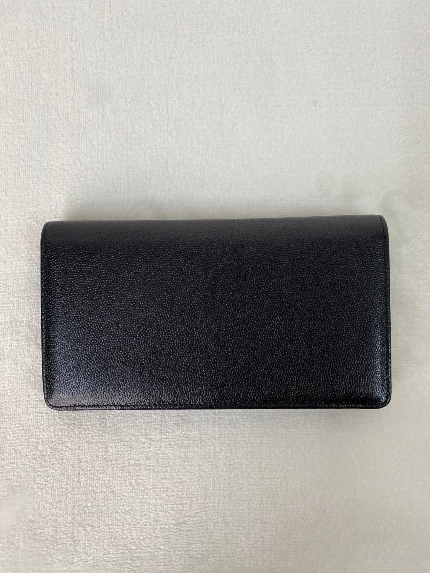 CHANEL Double-C Genuine Bifold Wallet