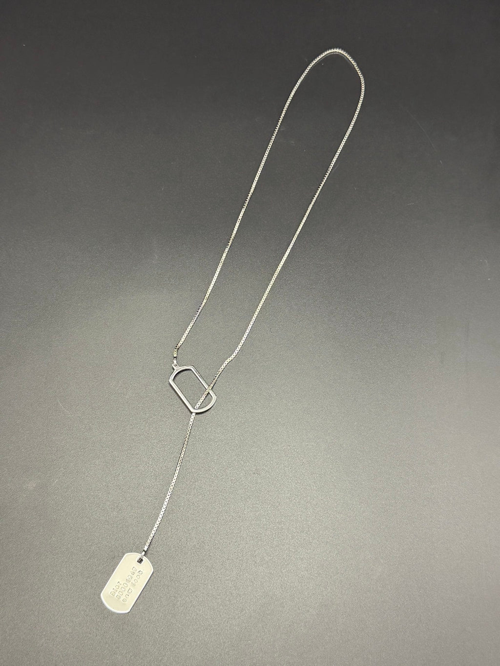 CHRISTIAN DIOR Label Nacklace