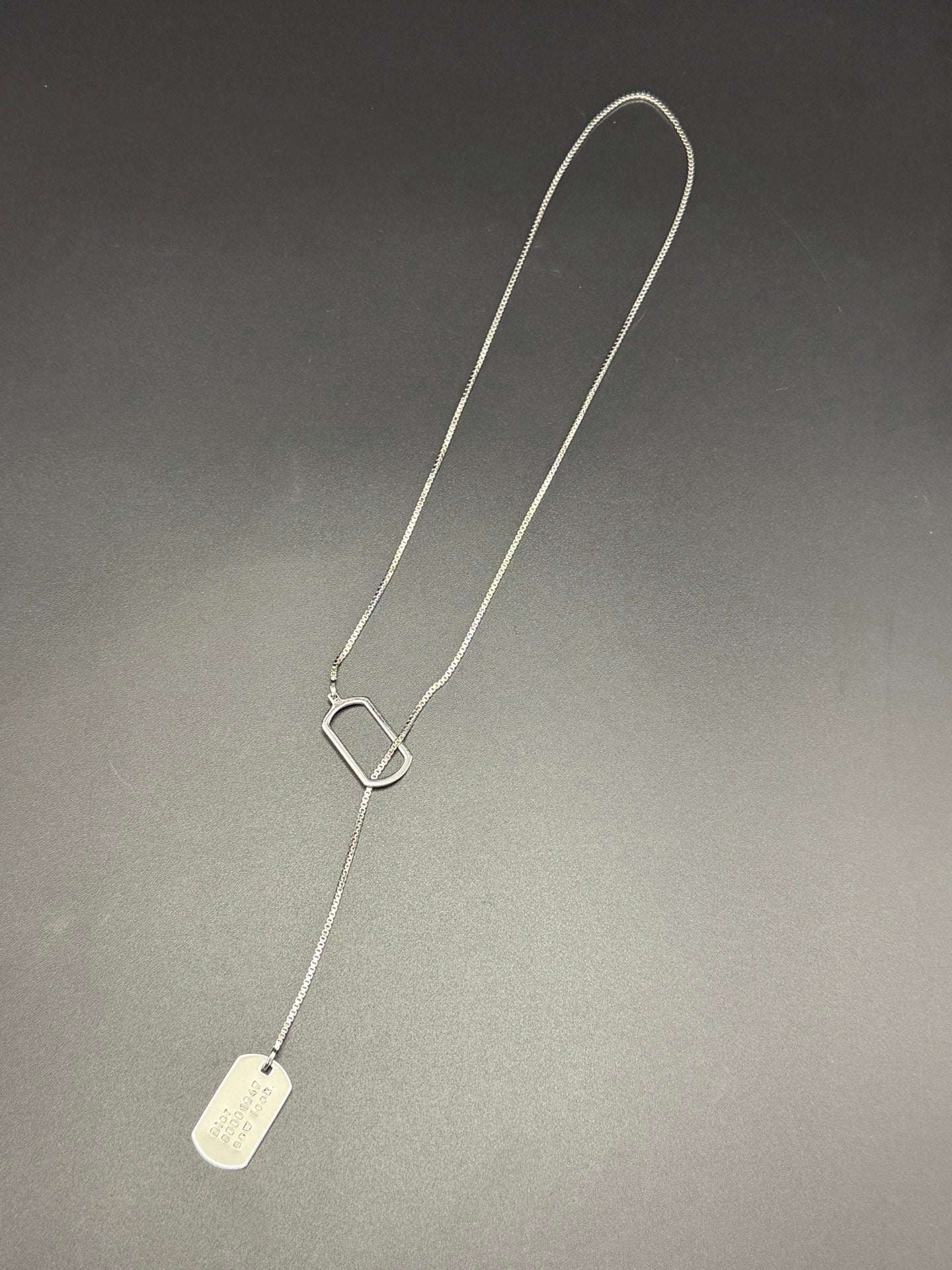 CHRISTIAN DIOR Label Nacklace