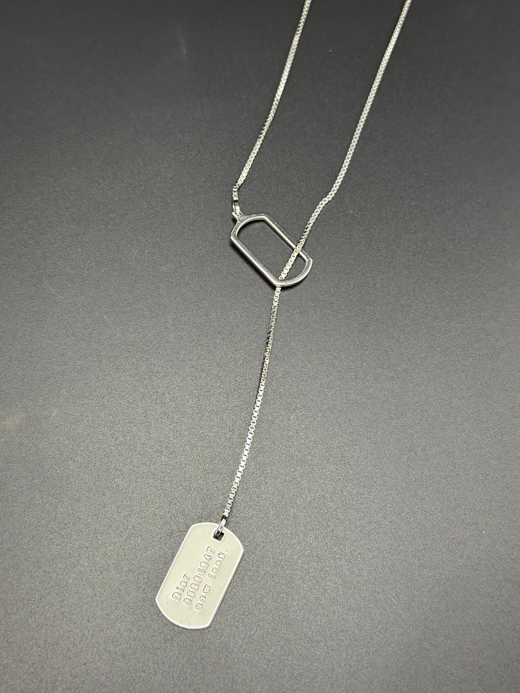 CHRISTIAN DIOR Label Nacklace