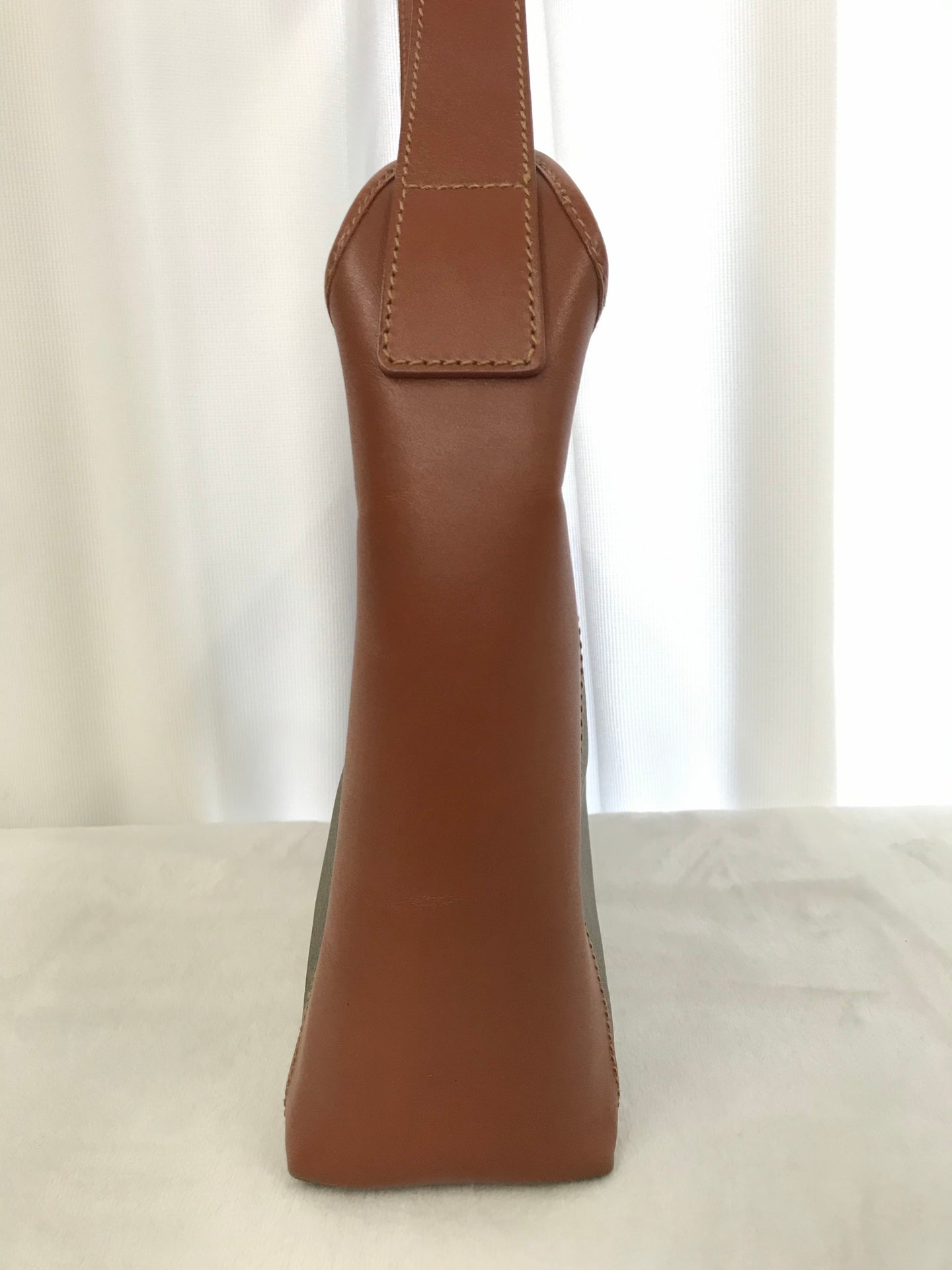 FENDI  Double-F Logo Color-blocked Leather Handbag