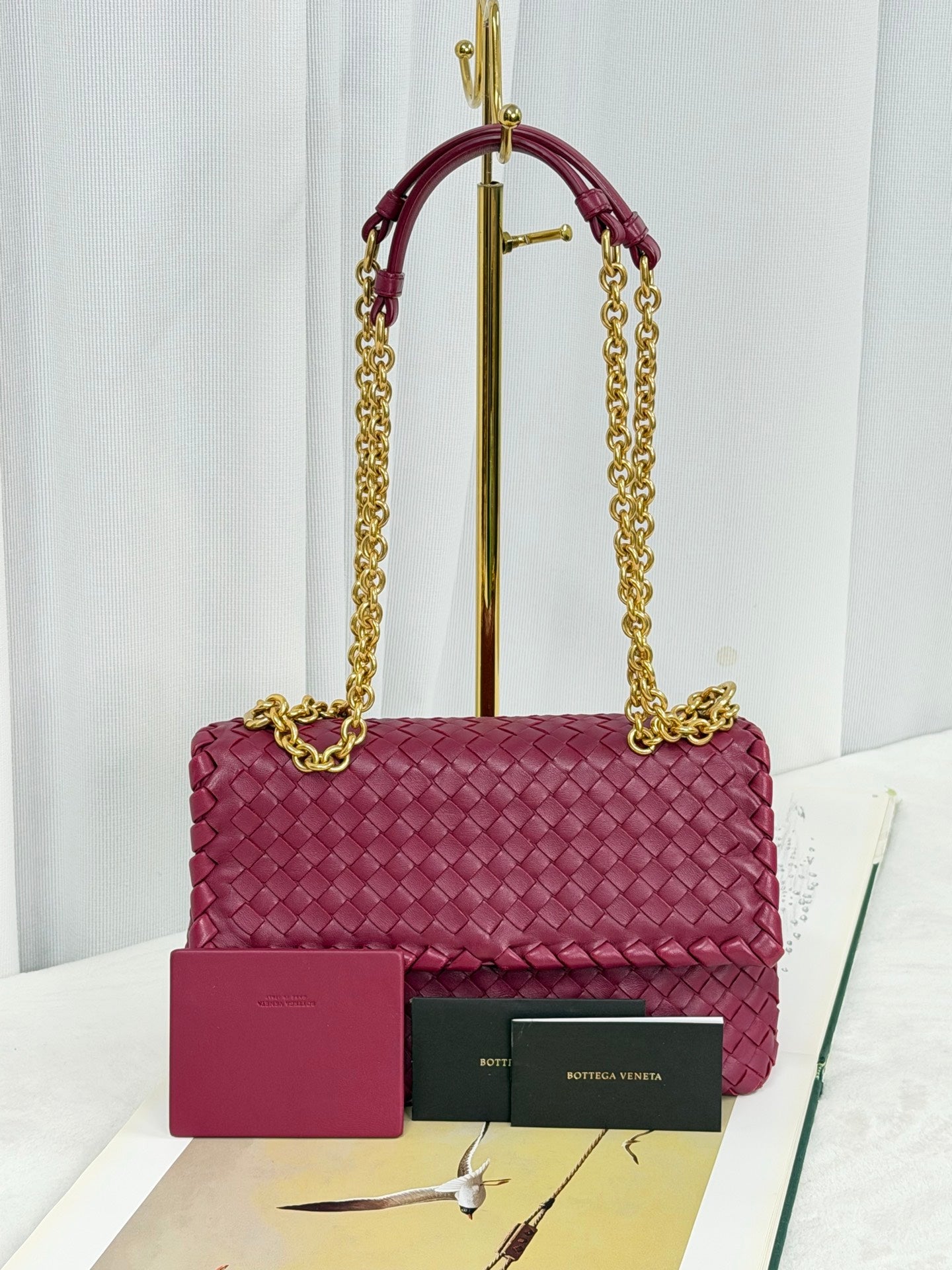 BOTTEGA VENETA Intrecciato Leather Chainbag