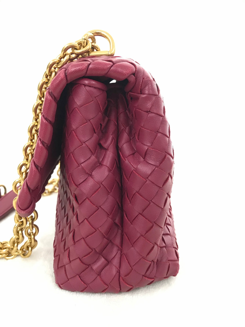 BOTTEGA VENETA Intrecciato Leather Chainbag