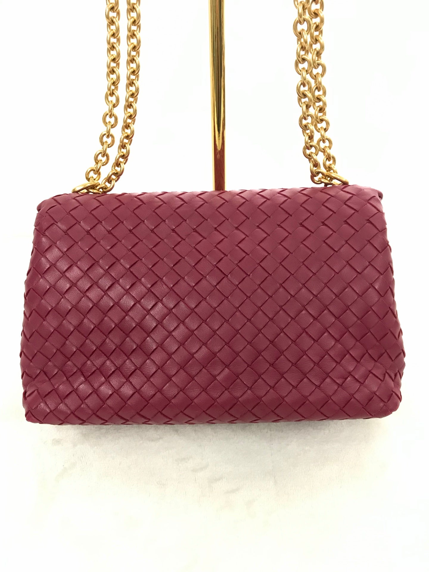 BOTTEGA VENETA Intrecciato Leather Chainbag