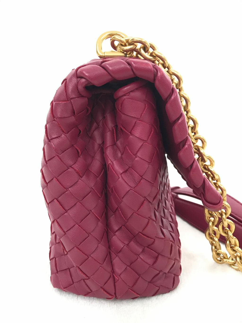 BOTTEGA VENETA Intrecciato Leather Chainbag