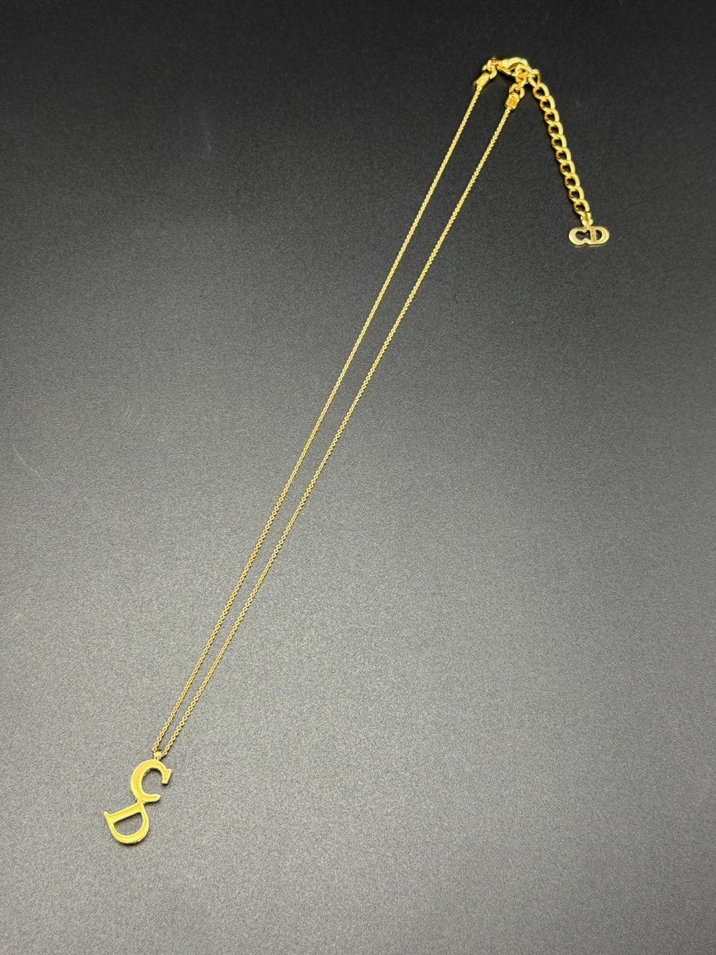 CHRISTIAN  DIOR  CD logo Necklace