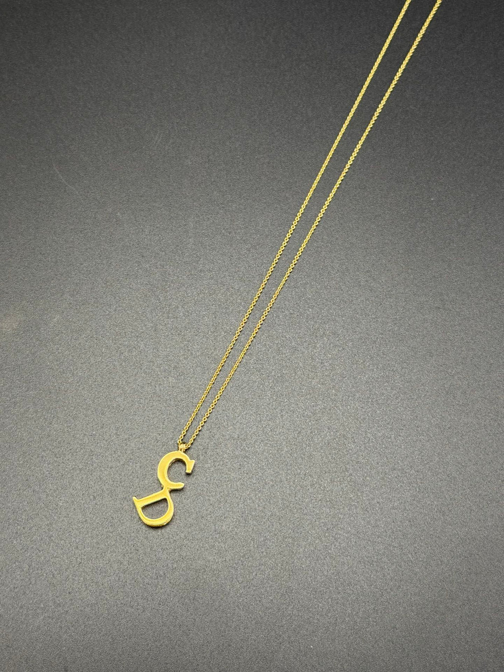 CHRISTIAN  DIOR  CD logo Necklace