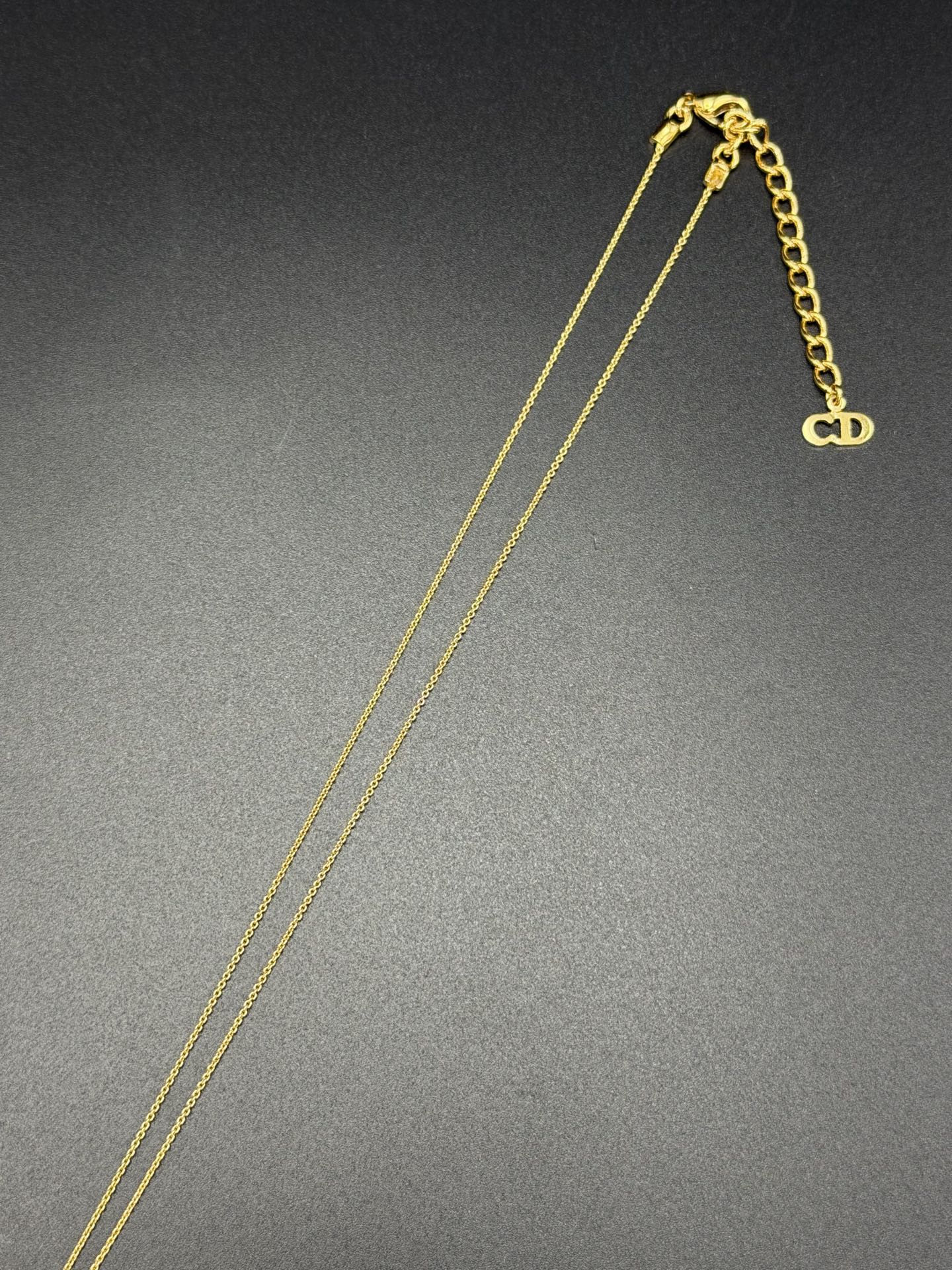 CHRISTIAN  DIOR  CD logo Necklace