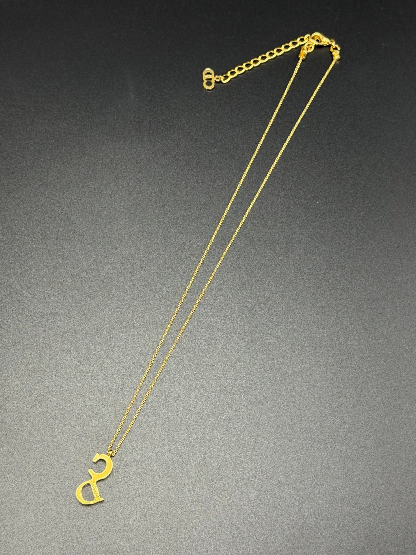 CHRISTIAN  DIOR  CD logo Necklace