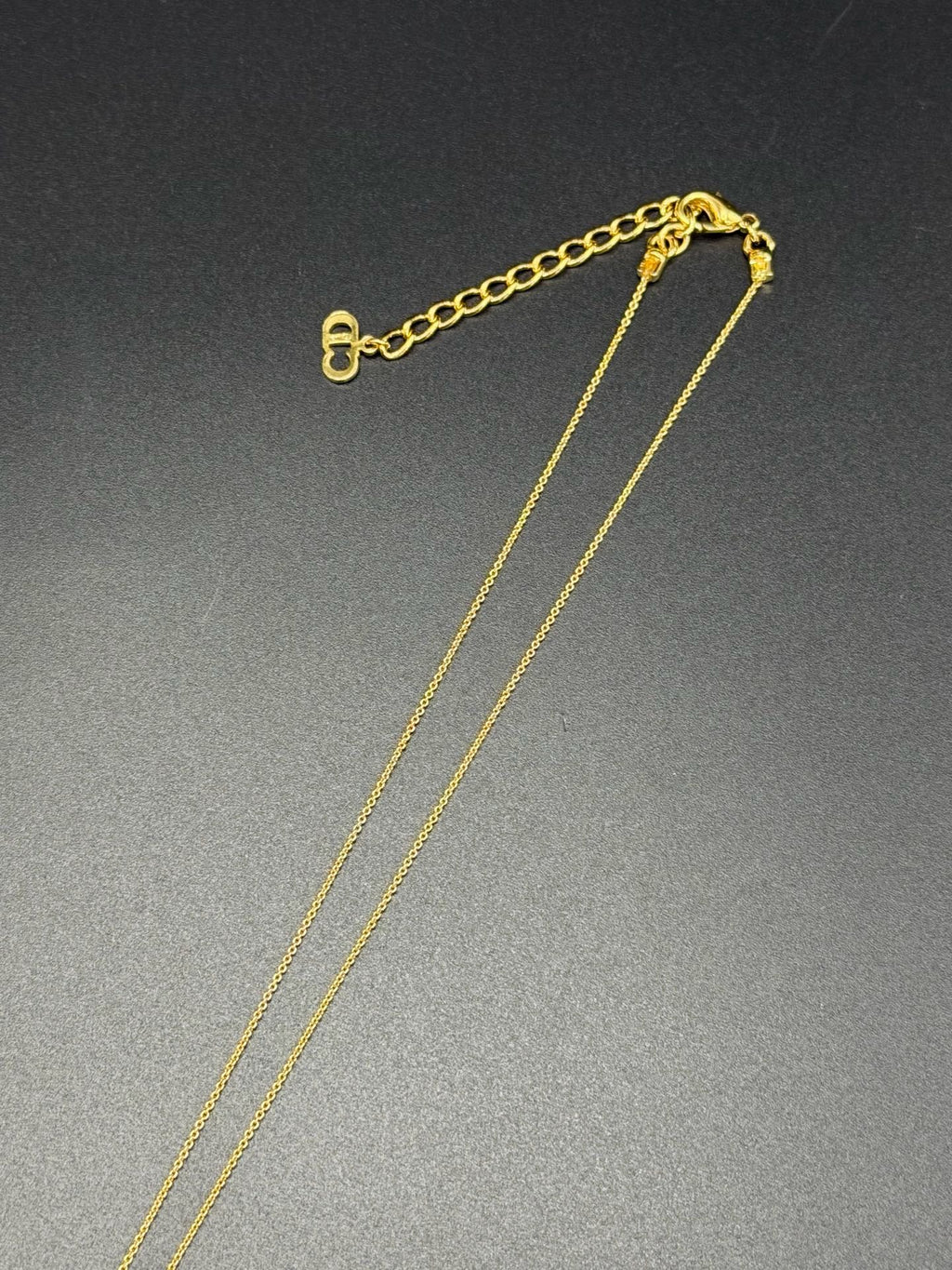 CHRISTIAN  DIOR  CD logo Necklace