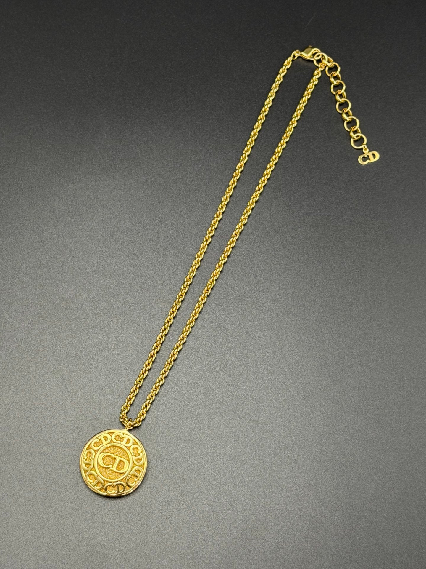 CHRISTIAN DIOR LOGO Necklace