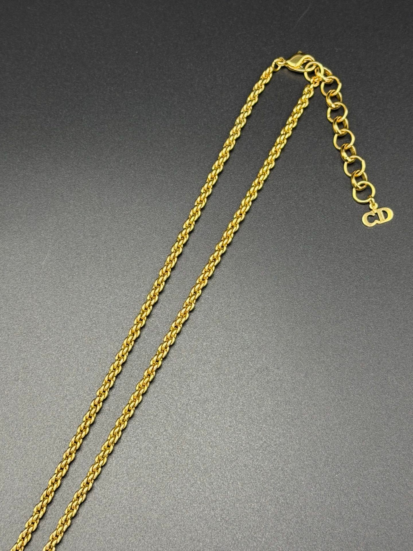 CHRISTIAN DIOR LOGO Necklace