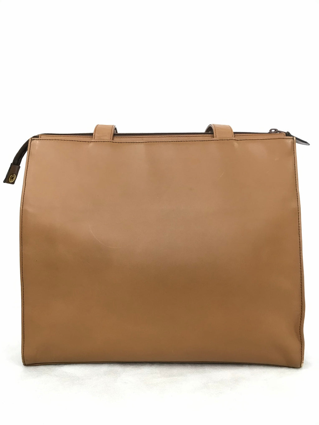 BURBERRY Spliced Leather Suede Handbag