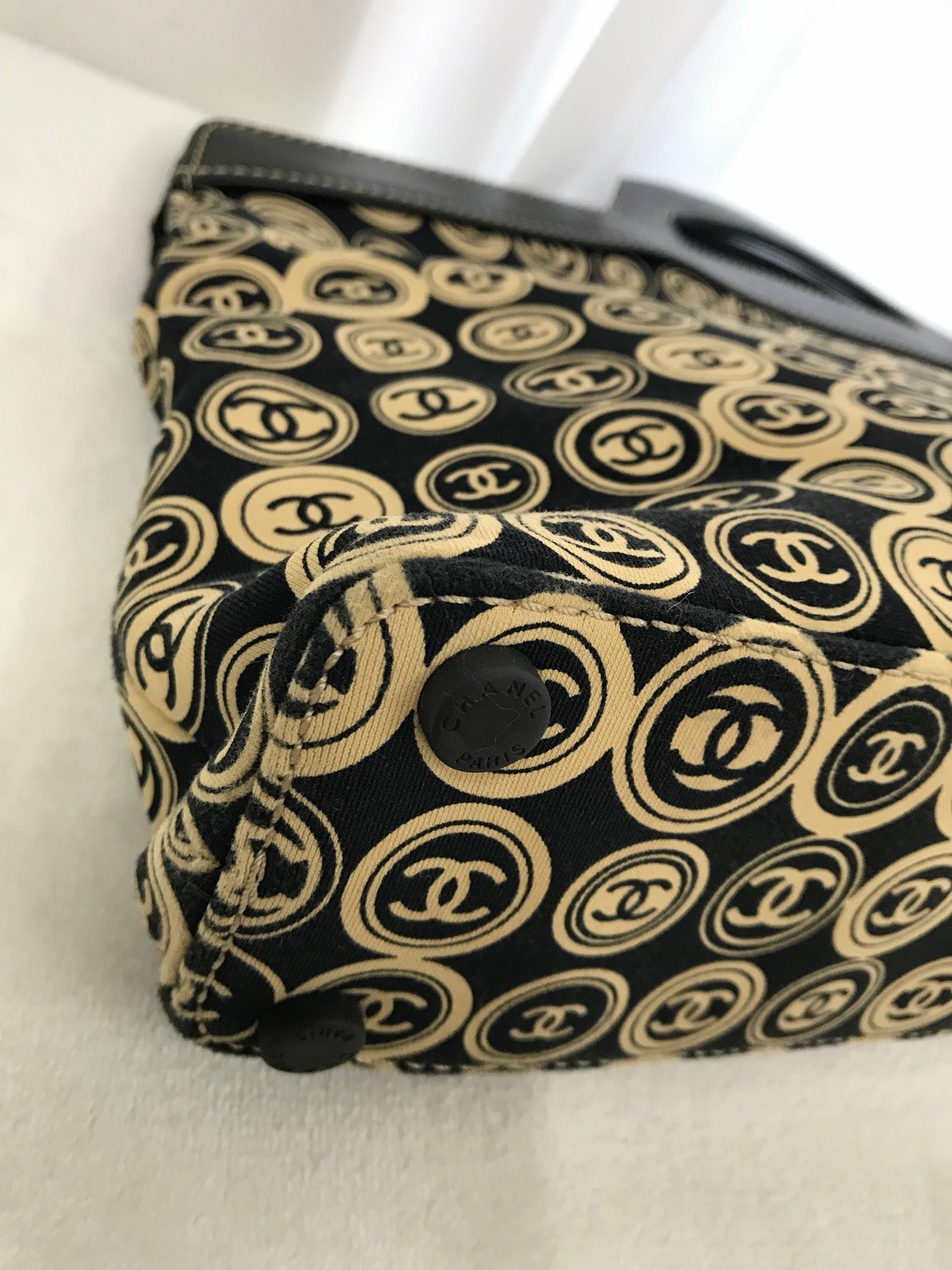 CHANEL Coin Pattern Handbag
