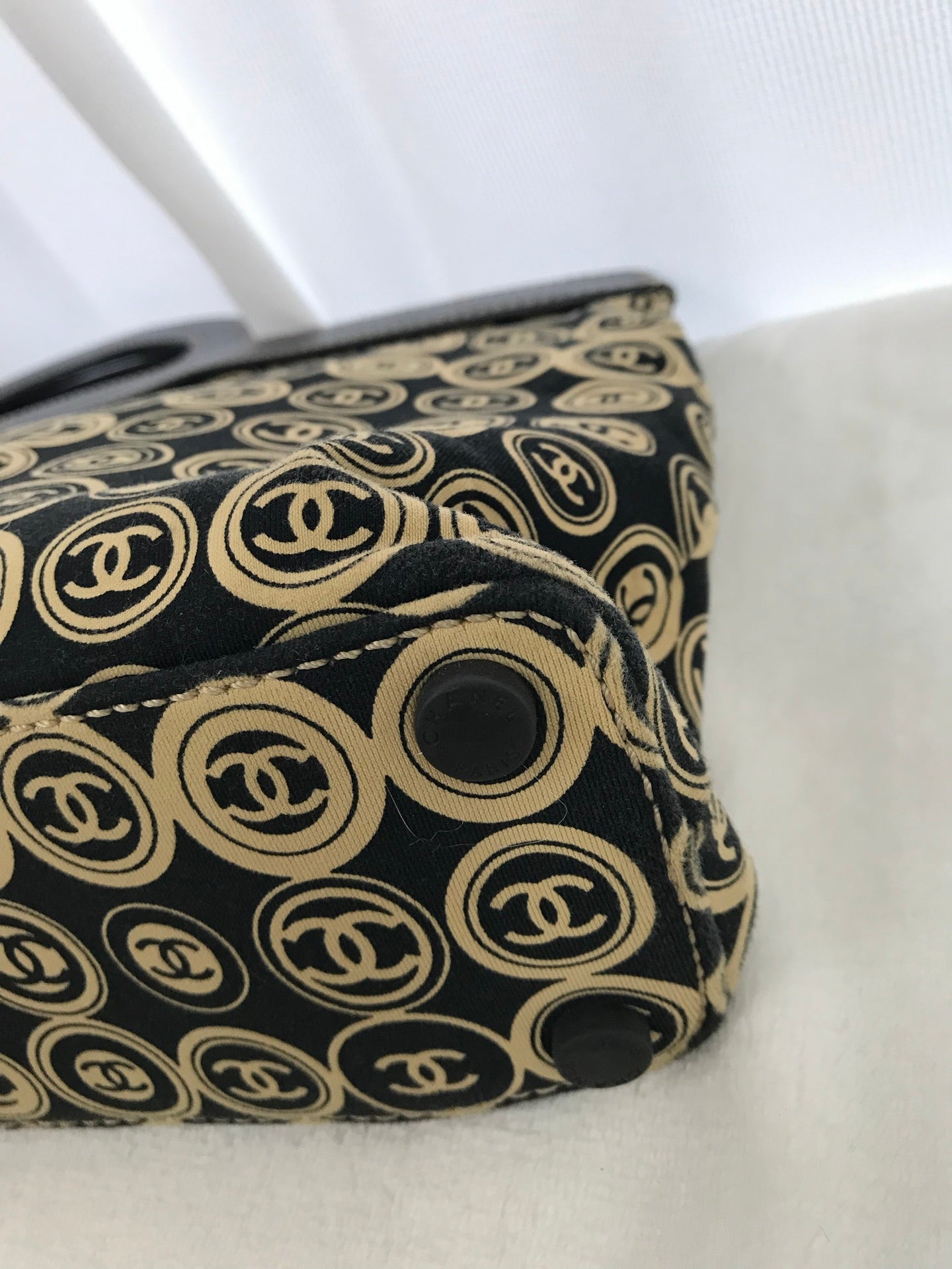 CHANEL Coin Pattern Handbag
