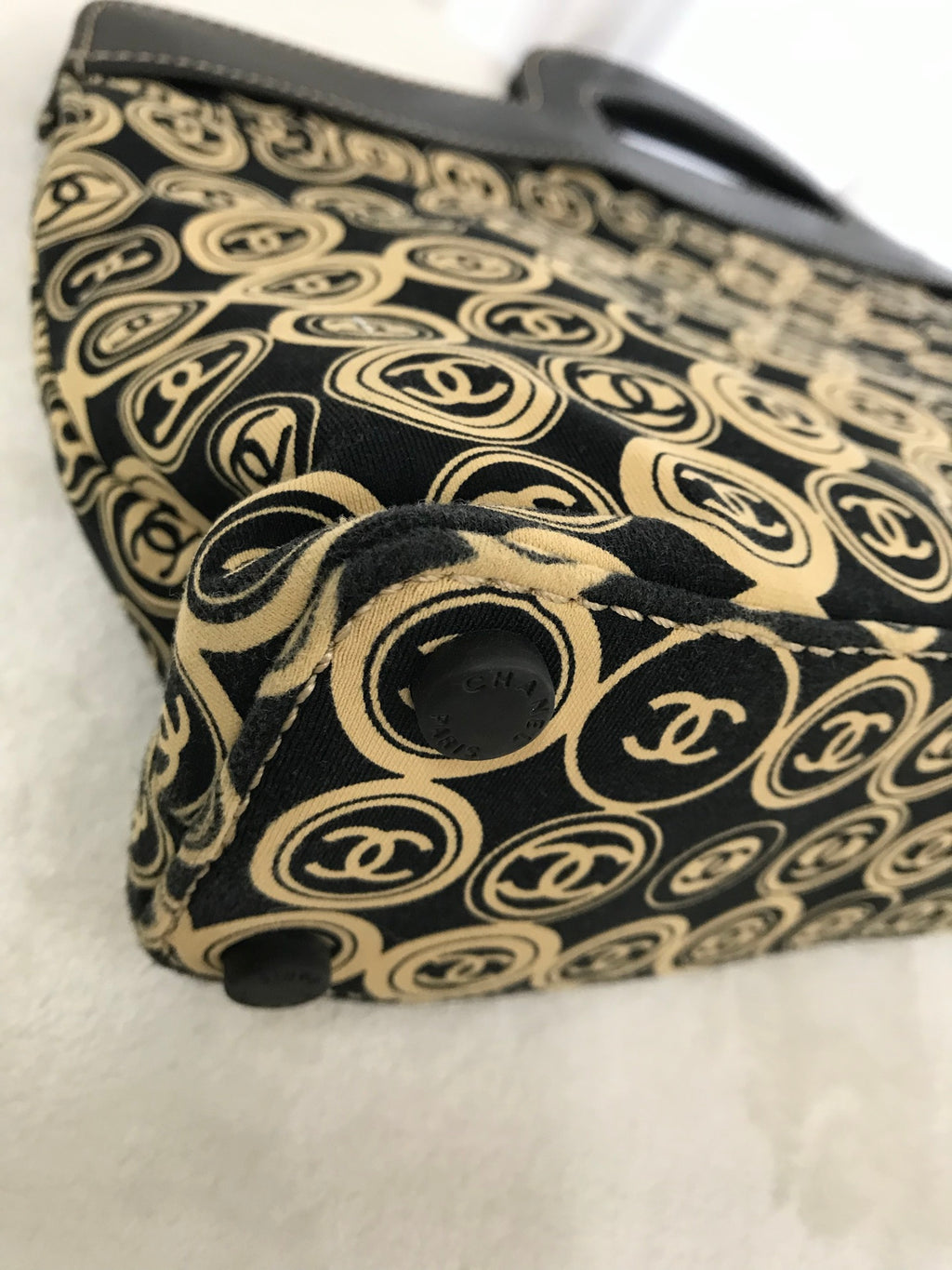 CHANEL Coin Pattern Handbag
