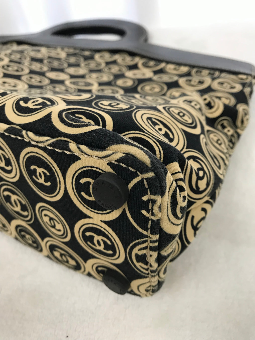 CHANEL Coin Pattern Handbag