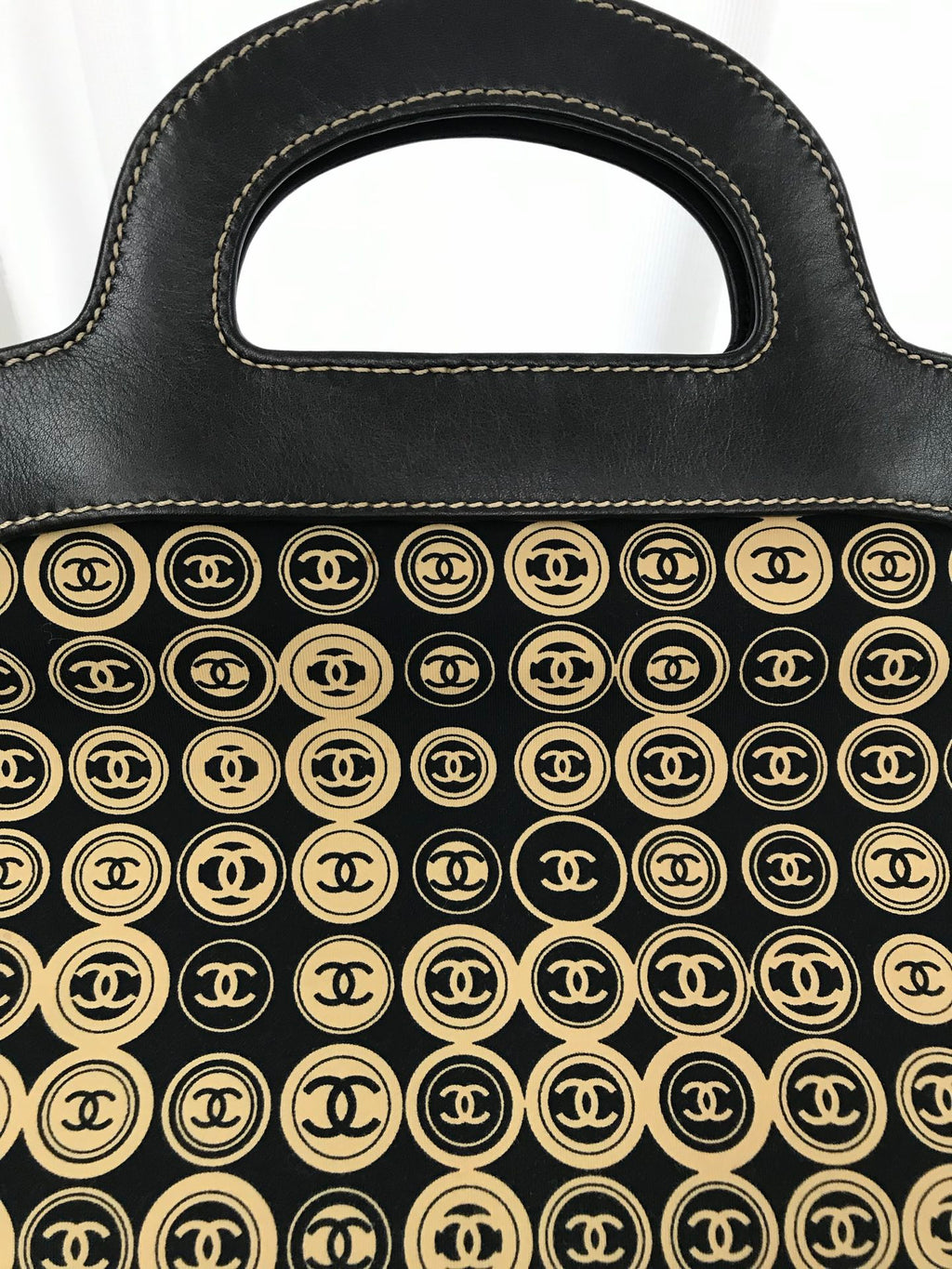 CHANEL Coin Pattern Handbag