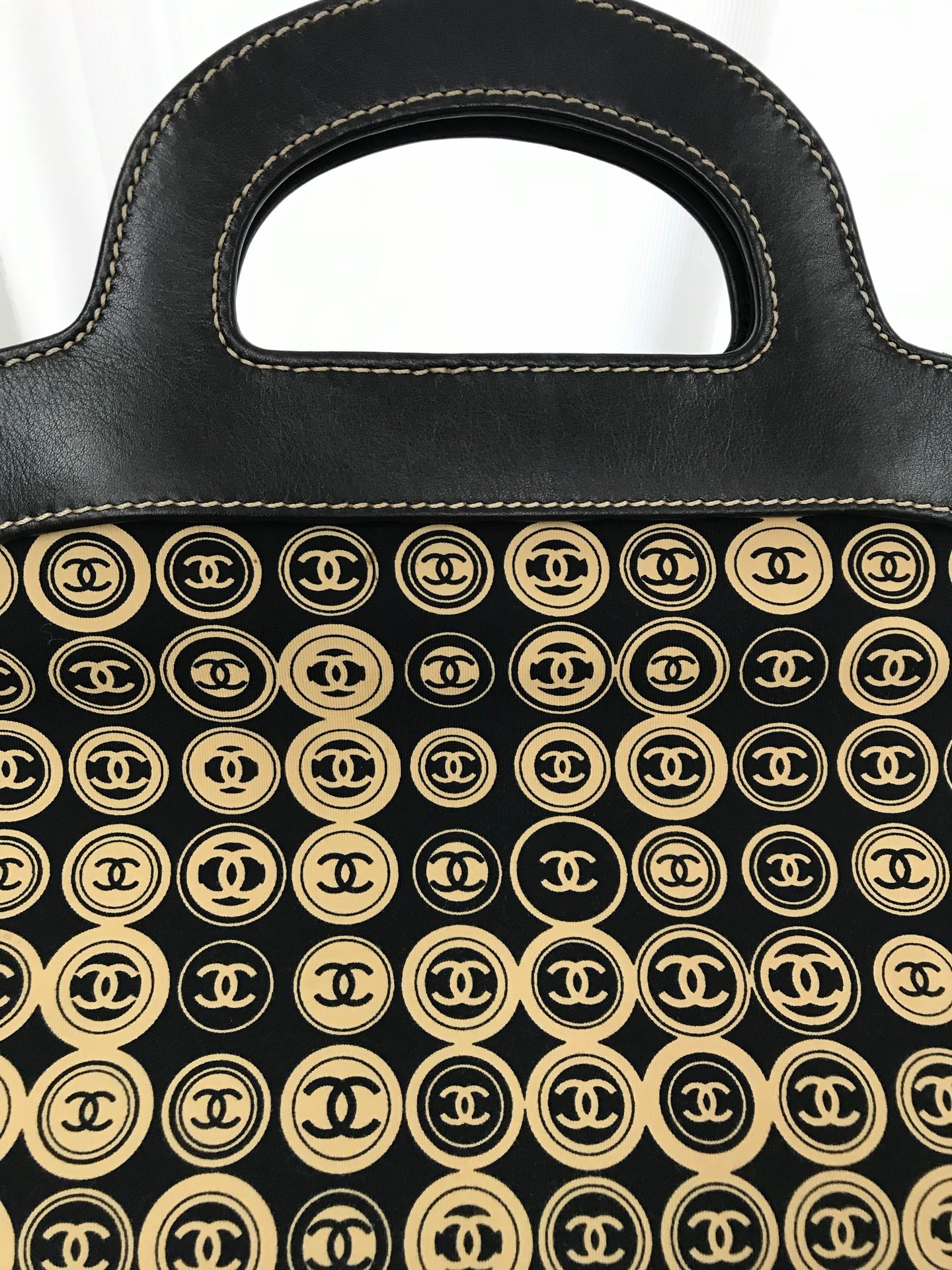 CHANEL Coin Pattern Handbag