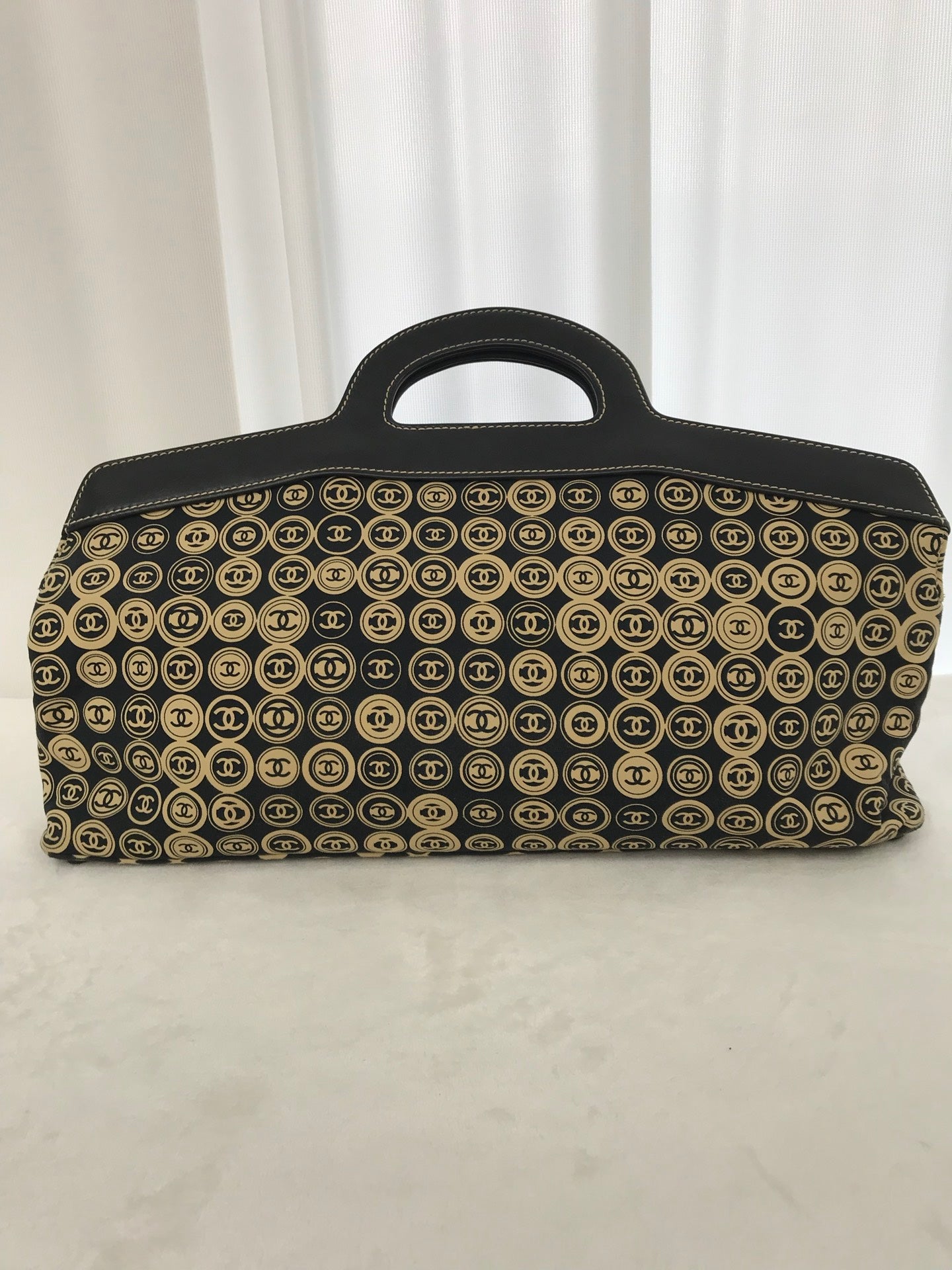 CHANEL Coin Pattern Handbag