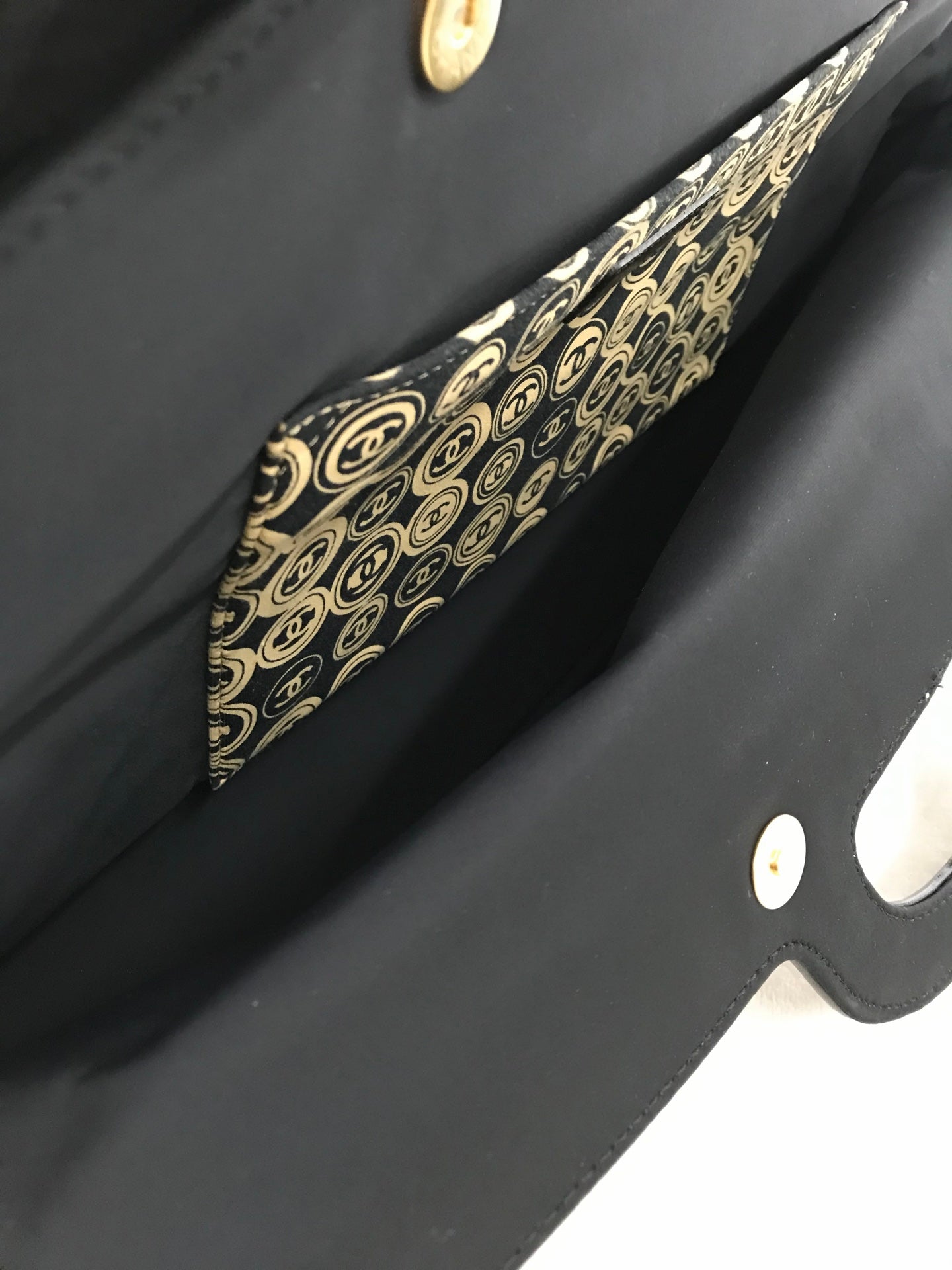 CHANEL Coin Pattern Handbag