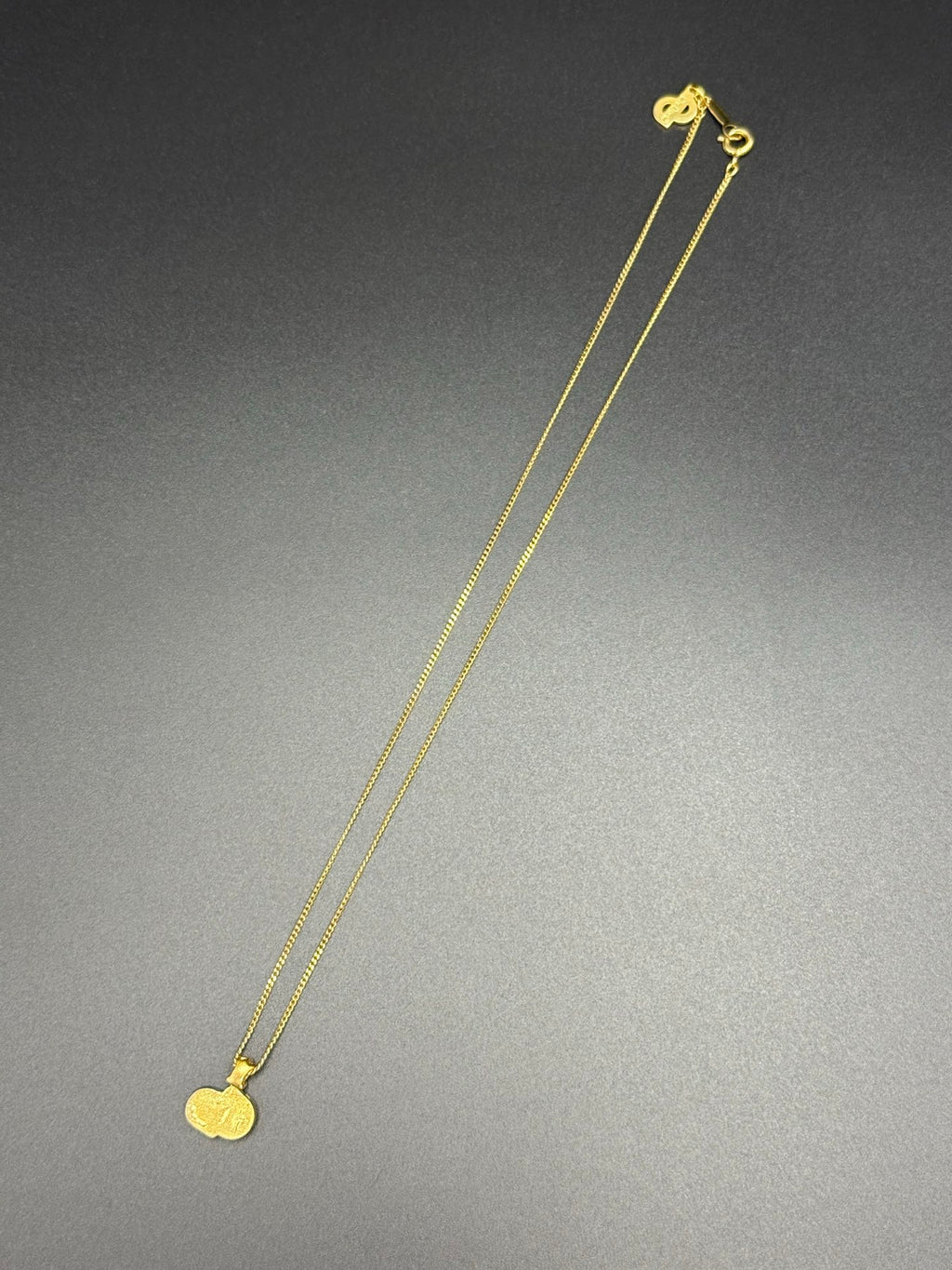 CHRISTIAN DIOR CD Rheinstone Necklace