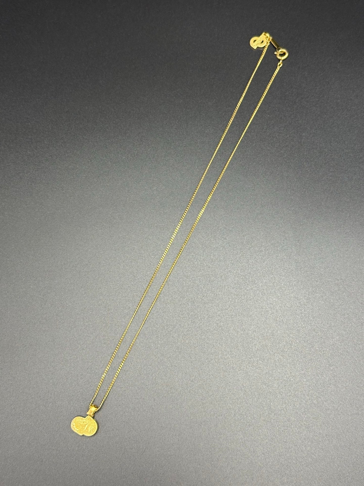 CHRISTIAN DIOR CD Rheinstone Necklace